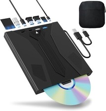 8-in-1 External Blu-ray Drive USB3.0 Blu ray disc Player Optical CD Drive Burner picture