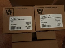 10 pack IBM 00V7590 LTO Ultrium-6 2.5TB/6.25TB  LTO6 Tape Cartridges picture