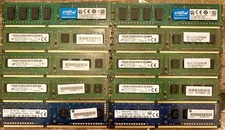 4GB Ram Lot Of 12 PC3-12800 Micron-SKHynix-Crucial picture