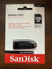 SanDisk 128GB USB 3.0 Flash Memory Drive For Faster Transfer  picture