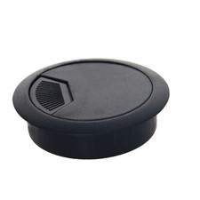 Hole 35-60mm Pc Computer Desk Plastic Threading Box Cable Cover Over-line Box picture