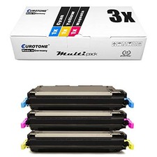 Eurotone 3x Toner Cartridge Compatible for HP Q5951A+Q5953A Cyan picture