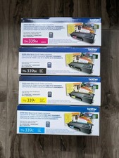 Brother TN339BK TN339Y TN339M TN339C 4-pack Toner Cartridge TN-339 Genuine picture