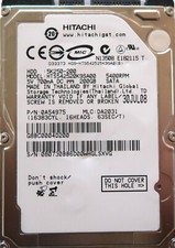 Hitachi HTS542520K9SA00 MLC: DA2031 PN: 0A54975 Thailand 2.5
