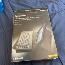 Brookstone Mini Bluetooth Keyboard For iPad Mini 1, 2, 3 Tablet 