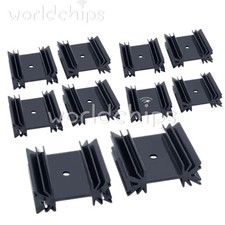 10PCS 34x38x12mm Aluminum Heatsink Cool Heat Sink TO-247 TO-220 Sound Transistor picture