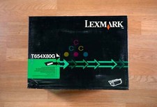 Genuine Lexmark T654X80G Black Extra High Yield Print Cart. T654/T656 Same Day picture