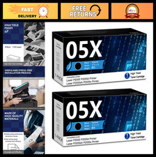 High-Yield Black Toner Cartridge 2-Pack for P2055 Series Laser Printers - Compat picture