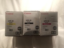 NEW Genuine OEM Canon GPR-20            Black/Magenta/Yellow Toner picture
