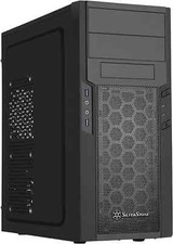 SilverStone Technology Precision Series Black ATX Tower Case PS13B, Black picture