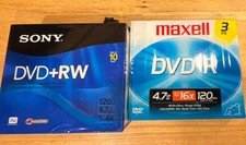 Sony and Maxwell 13 blank DVDs picture