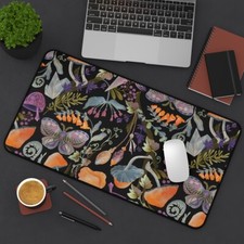 Witch's Garden Desk Mat, Custom Desk Mat, Minimalist Aesthetic Desk Mat picture