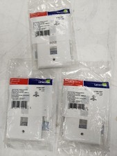 Leviton 41080-3WP Wallplate Lot Of 3 Brand New  picture