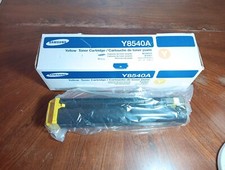 FACTORY SEALED CLXY8540A SAMSUNG CLX-8540ND TONER CARTRIDGE YELLOW Genuine OEM picture