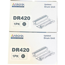 Ankink DR420 Drum Unit Compatible for Brother DR-420 Printer (No Toner) Lot of 2 picture
