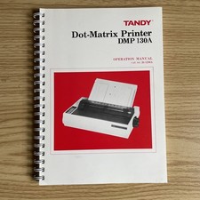 Tandy Dot-Matrix Printer DMP-130A Operation Manual Cat. No. 26-1280 A picture
