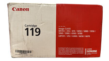 Original Canon 119 Black Toner Cartridge 3479B001 New Damaged Box picture