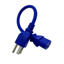 1 Ft Blue Power Cord for INSIGNIA NSL22X10A NS-L26Q-10A NS-L32Q-10A NS-L322Q-10A picture