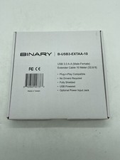 Binary B-USB3-EXTAA-10 Extender Cable 10 Meter/32.8 ft Black  picture