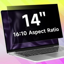 14 Inch 16:10 Laptop Privacy Screen Filter, Anti Blue Light & Anti Scratch Shiel picture
