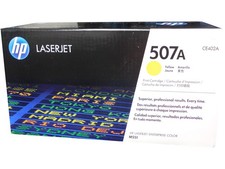 HP CE402A 507A Yellow Toner Genuine OEM Original picture
