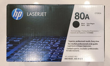 Genuine HP CF280A 80A Black Toner Cartridge New in Sealed Box 400 M401 400 M425 picture