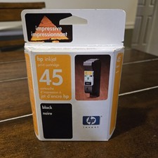 New Hp Invent inkjet Print Cartridge 45 black exp apr 2005 Ireland picture