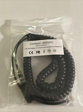 NEW Telephone Headset Quick Connect to RJ9 Adapter Handset Cable P/N QD002(C) picture