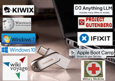 Offline Survival & Repair Toolkit + AI | 256GB SanDisk Ultra Dual Drive Luxe USB picture