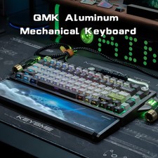KEYSME AIM Wireless QMK Mechanical Keyboard Gateron mechanical switch PBT keycap picture