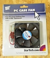 **BRAND NEW** StarTech FANBOX 80x25mm Dual Ball Bearing Computer Case Fan w/ LP4 picture
