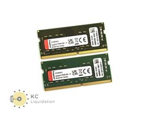 Kingston Lot (2x16GB) DDR4-3200 PC4-25600 1Rx8 SODIMM RAM Memory KCP432SS8/16 picture