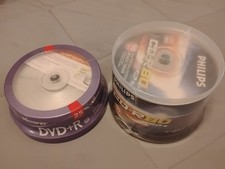PHILIPS  50 DISCS CD-R80 48X MULTISPEED 80 MIN/700MB New+25 CDs Memorex picture