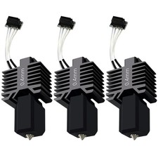 3PCS P1P/P1S Hotend Upgraded Integrated 0.4mm Ceramic Assembled Extruder Prin... picture