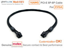 ⚡️16AWG PCI-E GPU 8P Cable for EVGA SuperNOVA G5 1000W 850W 750W... -70cm/27inch picture