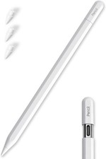 Pencil USB-C for Apple Ipad 2018-2026: Slide-Switch, Hidden-Port Stylus with Til picture
