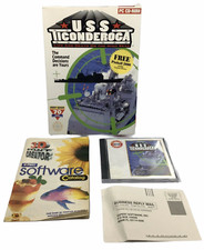 USS Ticonderoga: Life and Death On High Seas PC CD-ROM Game Vintage BIG BOX CIB picture