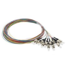 10 Pack of 12-Pack 3m ST/UPC Singlemode LSZH 0.9mm Multicolor Pigtail picture