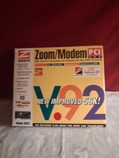 ZOOM 56k V.92 PCI Fax Modem Model 3025 BRAND NEW Windows XP, Me, 2000, 98, 95 picture