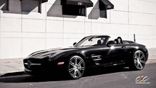 Cars 2015 cec wheels tuning mercedes benz sls Desk Mat Stitched picture