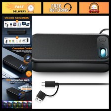 USB-A & USB-C Computer Speakers for PC Desktop, High-Quality Sound, Compact Desi picture