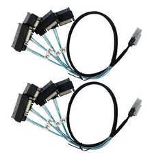 Lot Mini SAS 36P SFF-8087 to 4 SFF-8482 Connector With SATA Server RAID Cable 1M picture