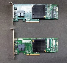 LOT OF 2 ADAPTEC ASR7805Q ASR-7805Q PCIe RAID CONTROLLER 8-PORT picture