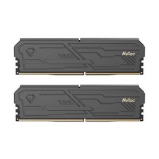 Netac DDR4 DRAM 16GB Kit (2x8GB) 3200MHz XMP 2.0 Dual Channel 2X8GB, Black picture