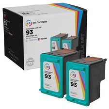LD Replacement Ink Cartridges for HP C9361WN (HP 93) Tri-Color (2 Pack) picture