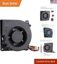 Ultra-Quiet 12V 120mm Blower Fan with Dual Ball Bearings for Efficient Cooling picture