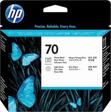 Genuine HP 70 Photo Black & Light Gray Printhead picture