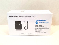 PoderCamino 65w Universal PD USB-C Power Supply DEL65P  SEALED NIB picture