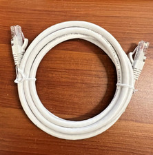 Perfect Link - 2x6ft White Cat 6a Shielded Patch Cable White-550MHz Ethernet NEW picture