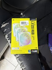 Corsair iCUE LINK LX120 RGB 120mm PWM Fans Starter Kit (White), CO-9051030-WW picture